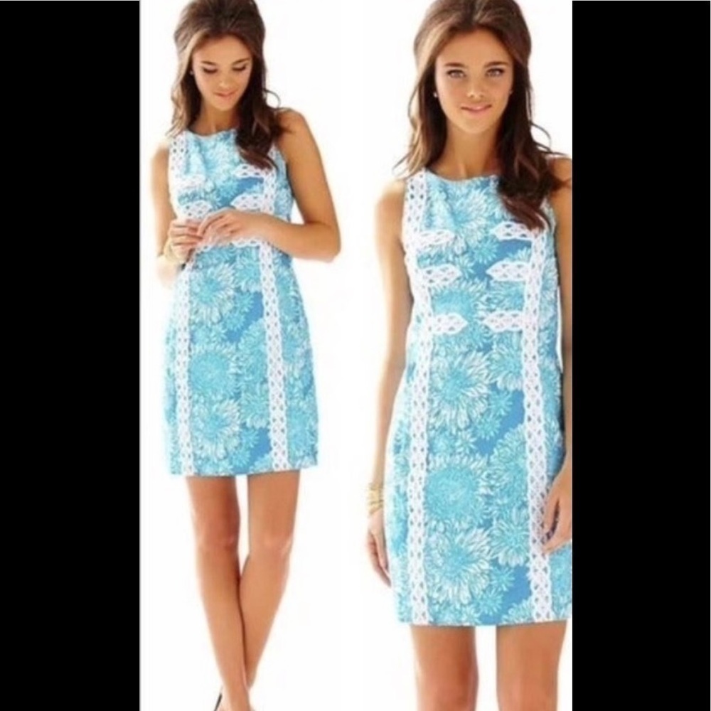 LILLY Pulitzer Mirabella Boatneck Shift Dr…